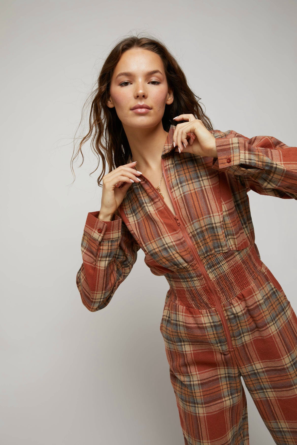 Sasha zipper jumpsuit