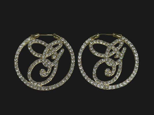 Giselle Crystal Hoops MM
