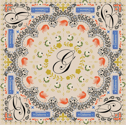 GL Silk Bandana Scarf Hat