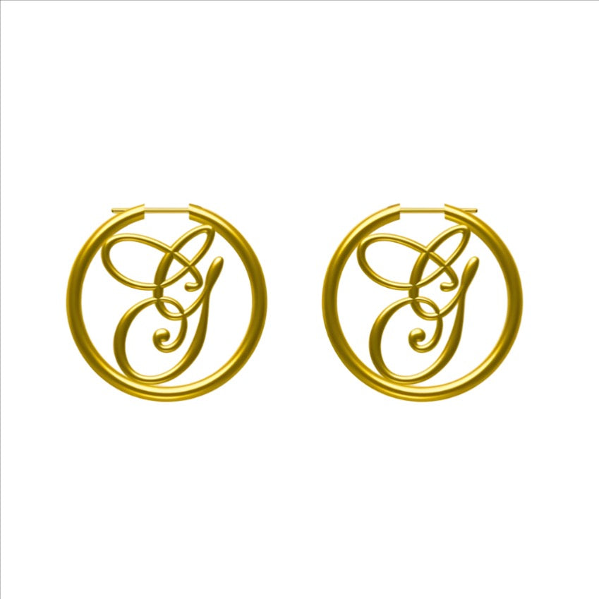 Giselle Signature 18k Gold Hoops