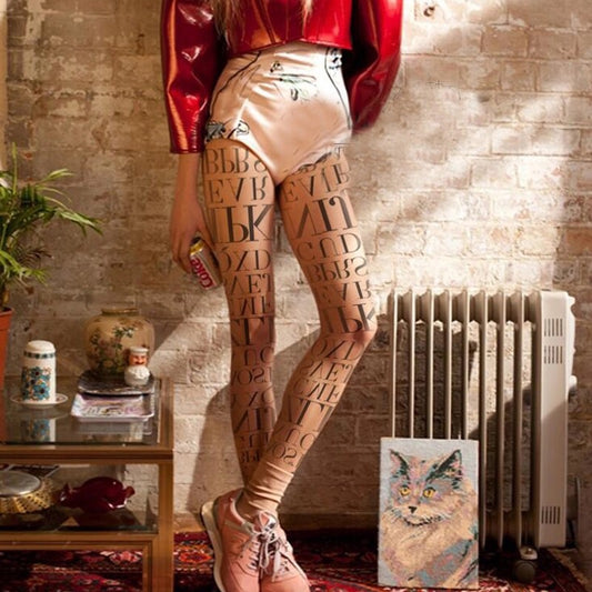 Missing letters tights